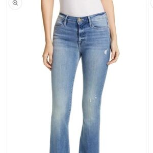 EUC- FRAME- Le high rise flare jeans